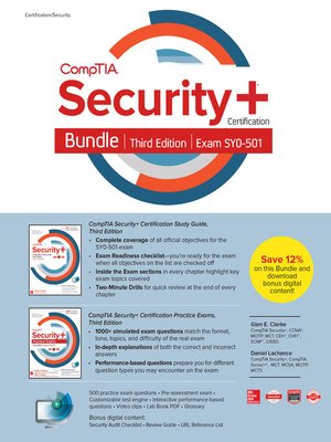 cover image of CompTIA Security+ Certification Bundle (Exam SY0-501)